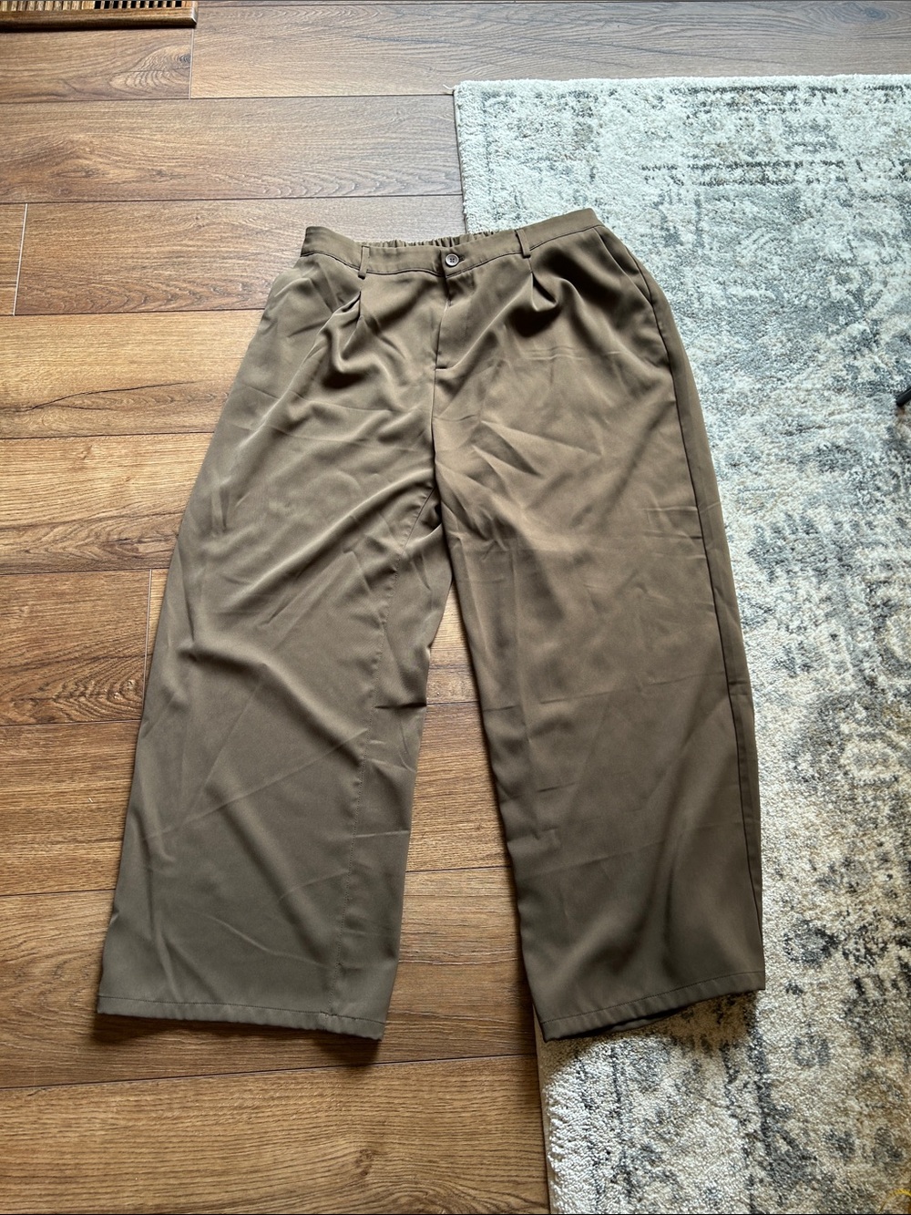 Brown womens Wide-Leg Pants
